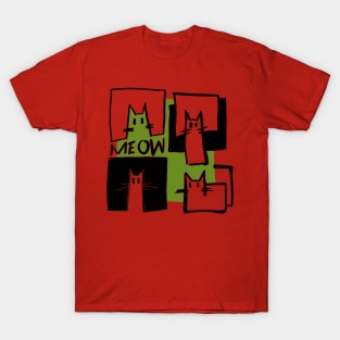 geometric cats T-Shirt